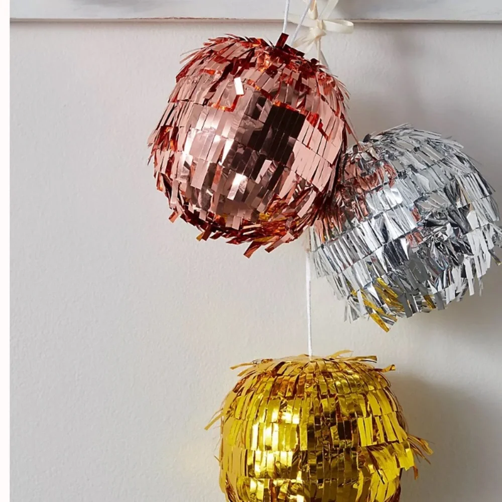 Free people mini disco balls x3 decorations new years , party, celebration